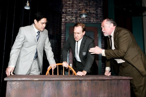 The lawmen -- Reynaldo Arceno as Deputy Ted Hinton, Christopher ''Zany'' Clark as She Photo