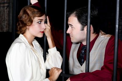 Larissa White as Bonnie and Matt Pentecost as Clyde Photo