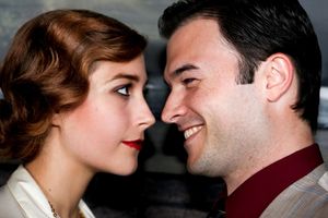 Larissa White as Bonnie and Matt Pentecost as Clyde Photo