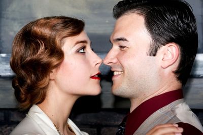 Larissa White as Bonnie and Matt Pentecost as Clyde Photo