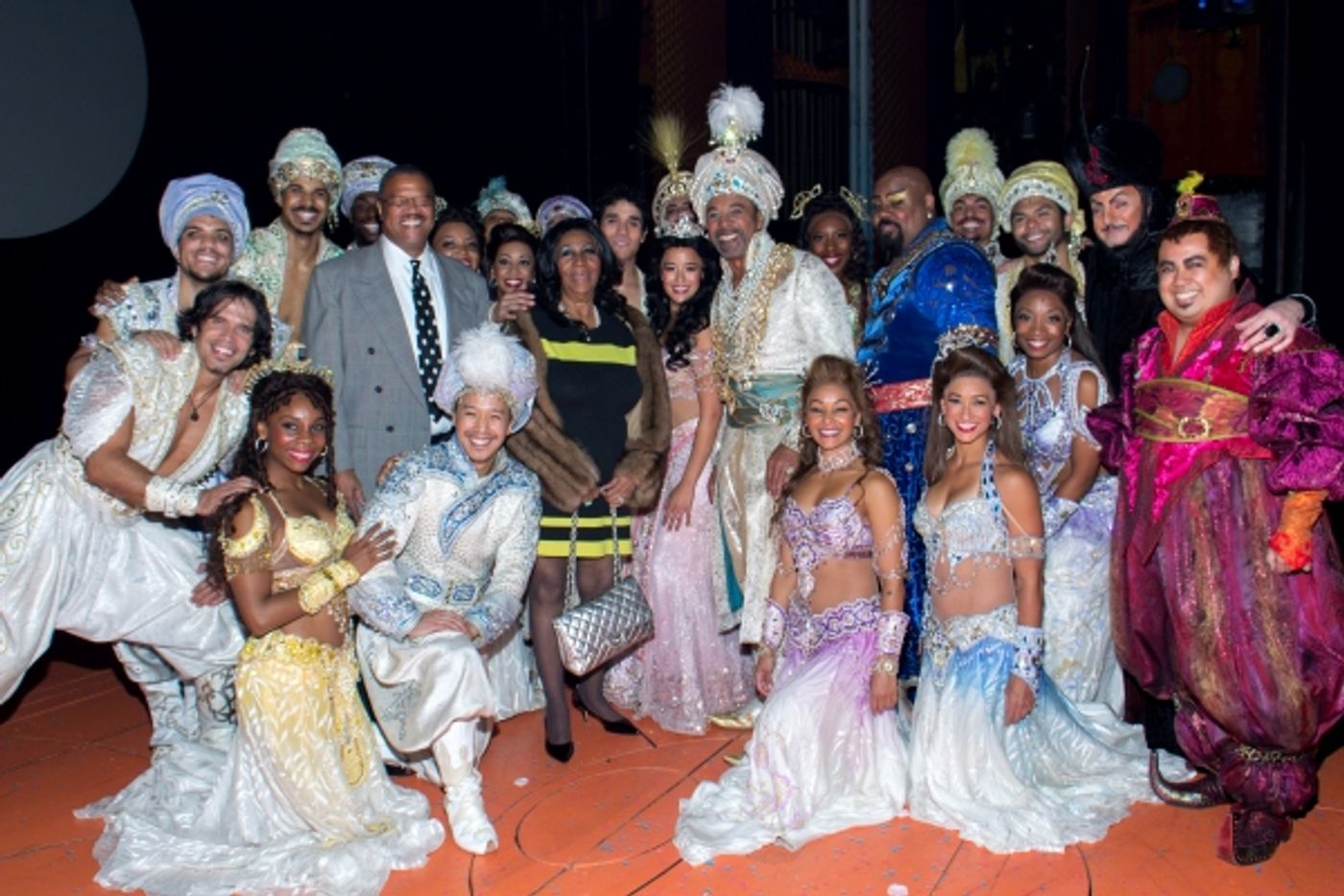 Photo Coverage: Aretha Franklin Visits ALADDIN  Image