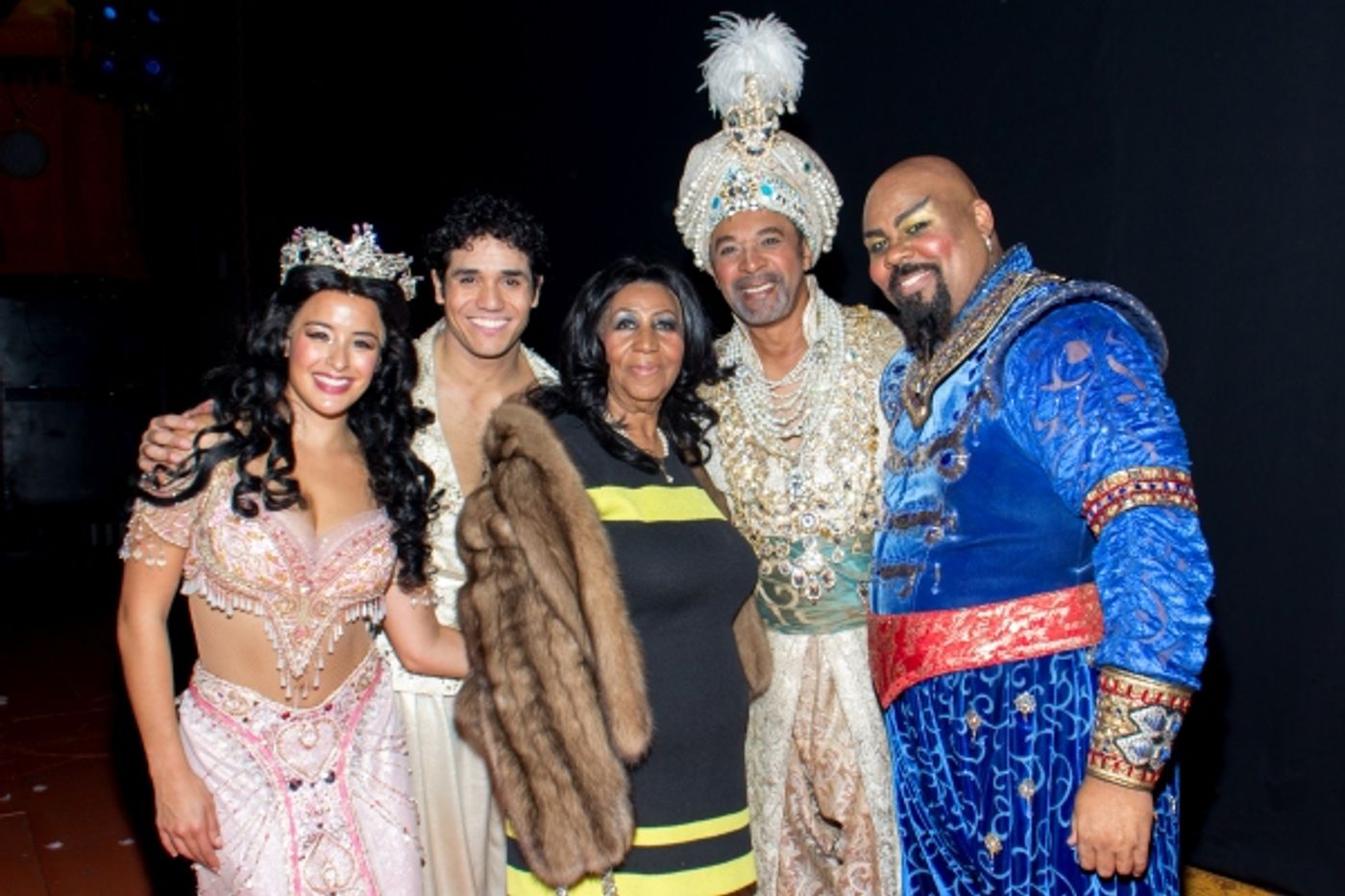 Photo Coverage: Aretha Franklin Visits ALADDIN  Image