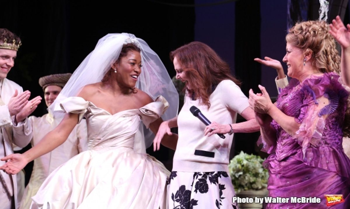 Joe Carroll, Keke Palmer and Judy Kaye with Lesley Ann Warren at 