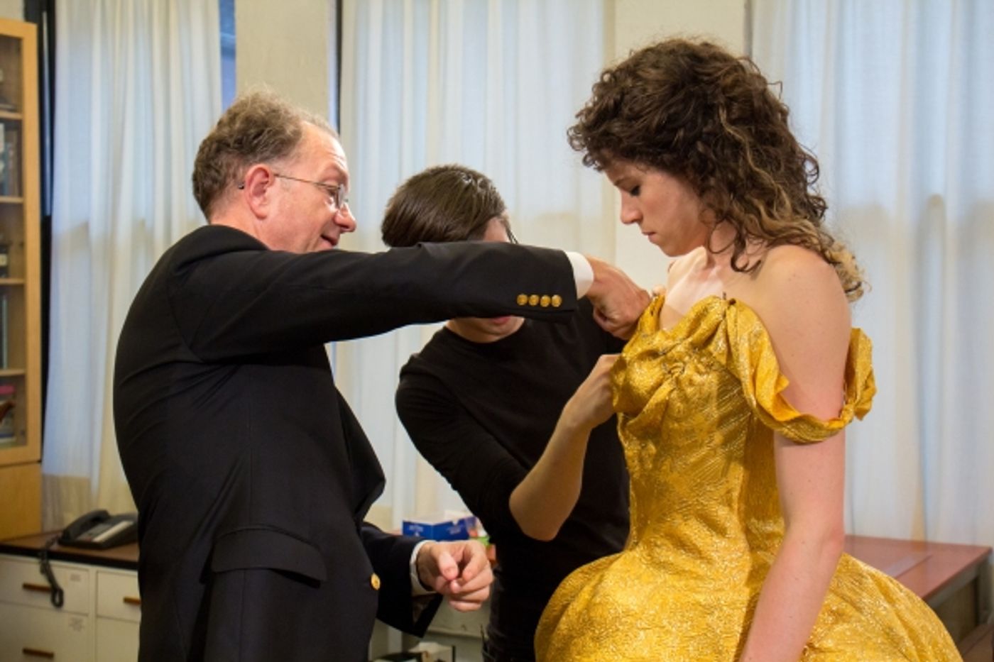 Photo Coverage: Paige Faure and William Ivey Long Prepare for CINDERELLA Tour Image