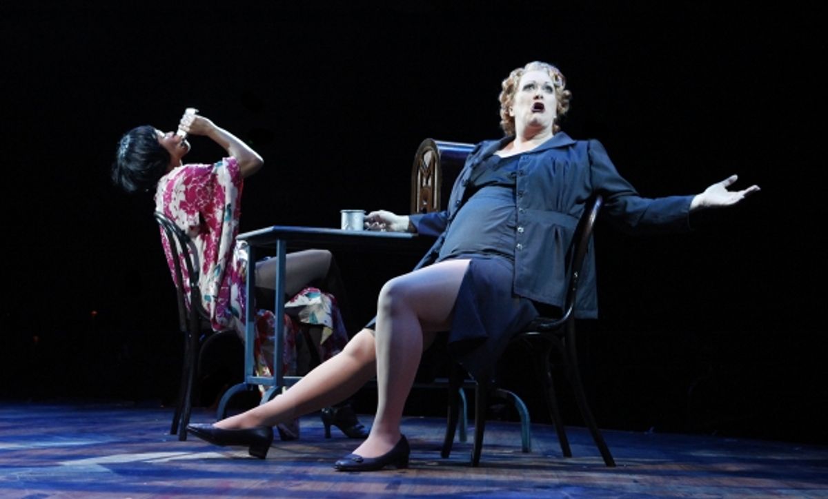 Bahiyah Hibah (Velma) and Liz McCartney (Mama) at 