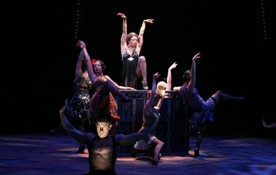 Bahiyah Hibah (Velma) with the ensemble Photo