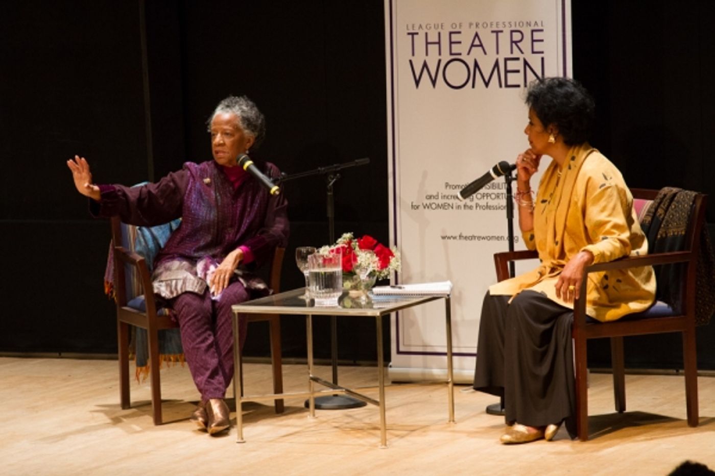 Photo Flash: Phylicia Rashad Interviews Billie Allen for LPTW 'Oral History' Event  Image