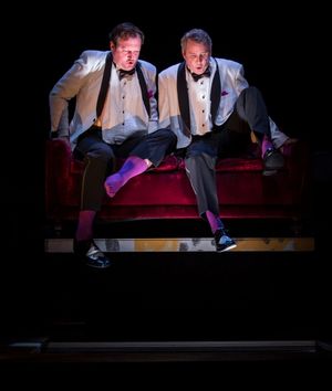 Eric Slater (Fetus One) and Guy Massey (Fetus two) @ BroadwayWorld Eric Slater (Fetus One) and Guy Massey (Fetus two) Photo