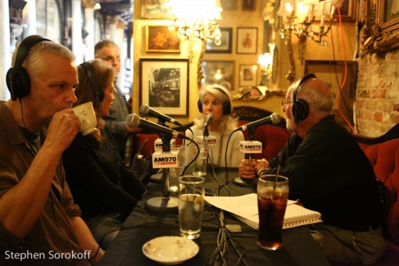 Photo Coverage: McGowan Trilogy Visits BACKSTAGE WITH PETER LEDONNE Photo Coverage: McGowan Trilogy Visits BACKSTAGE WITH PETER LEDONNE Image