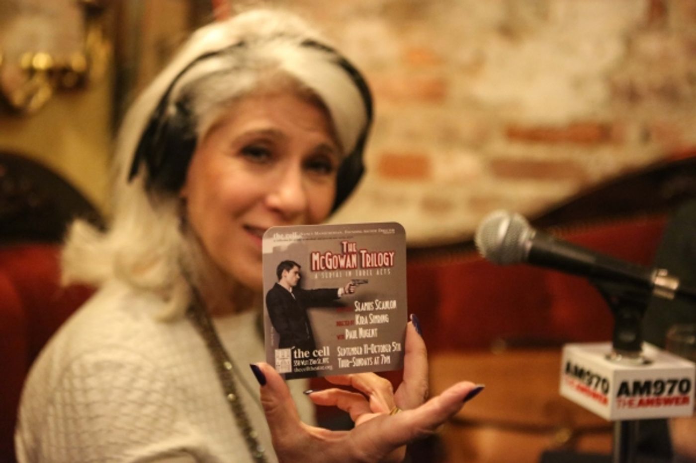 Photo Coverage: McGowan Trilogy Visits BACKSTAGE WITH PETER LEDONNE  Image