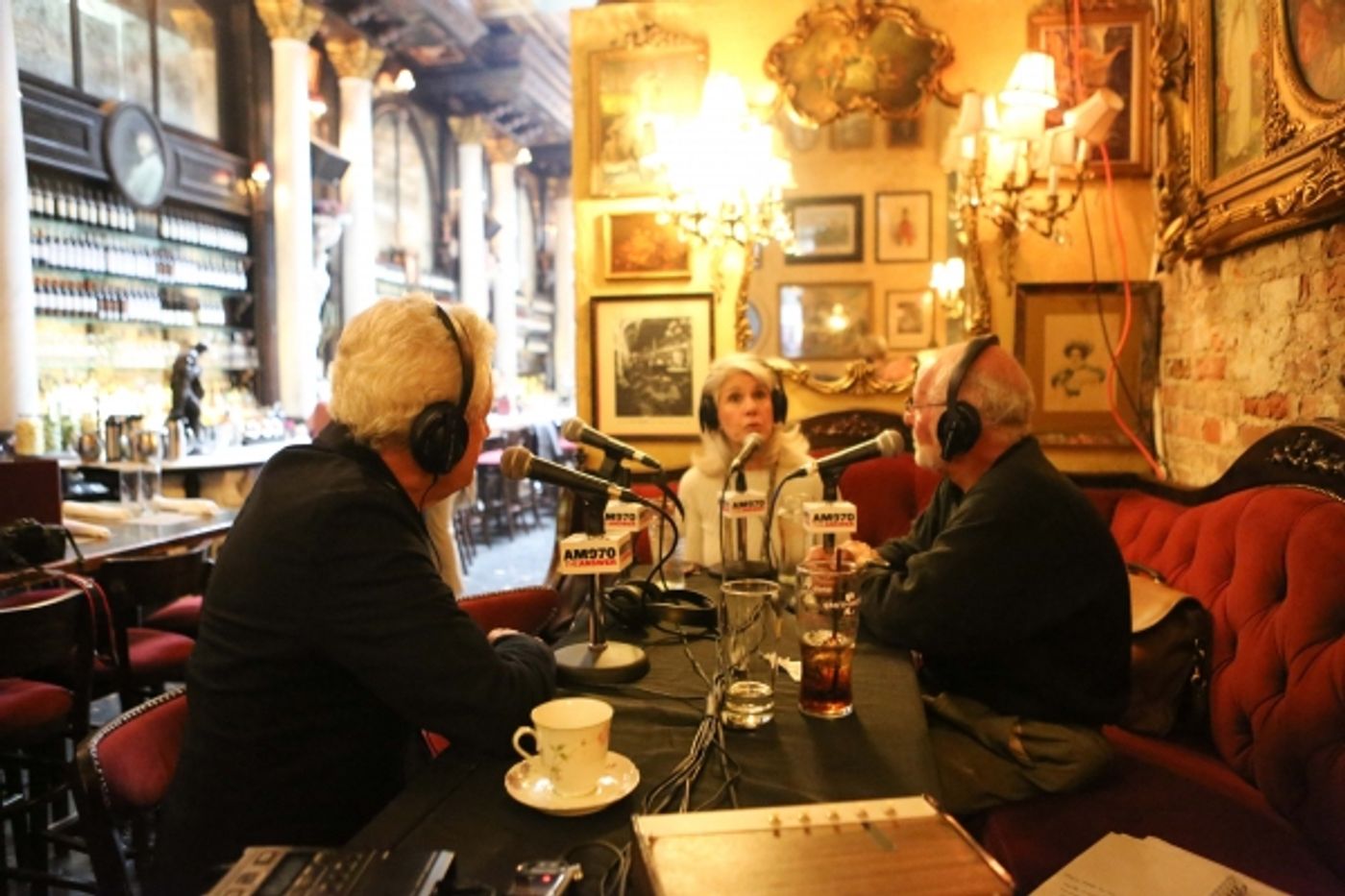 Photo Coverage: McGowan Trilogy Visits BACKSTAGE WITH PETER LEDONNE Photo Coverage: McGowan Trilogy Visits BACKSTAGE WITH PETER LEDONNE Image