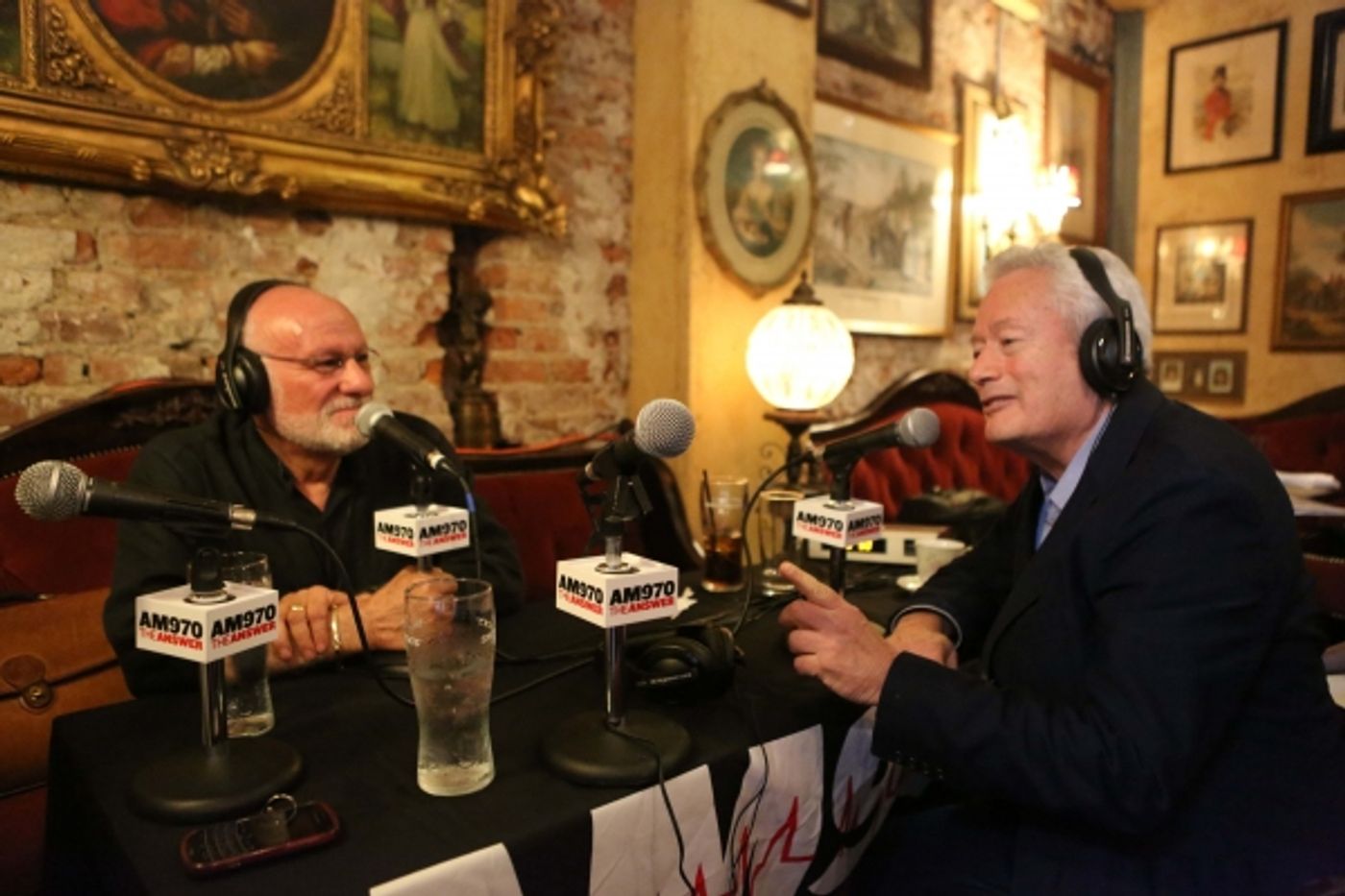 Photo Coverage: McGowan Trilogy Visits BACKSTAGE WITH PETER LEDONNE Photo Coverage: McGowan Trilogy Visits BACKSTAGE WITH PETER LEDONNE Image