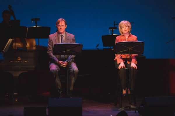 Richard Thomas and Jill Eikenberry perform a scene from ''Love Letters'' by A. R. Gur Photo