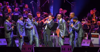 Take 6 and Clint Holmes perform during GEORGIA ON MY MIND Photo