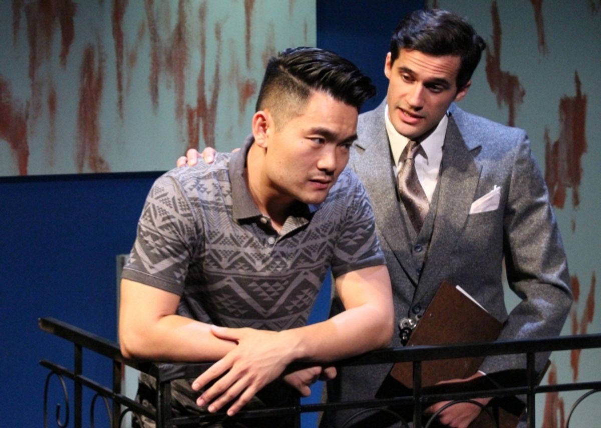 Robert M. Lee as Ryu and Daniel Fagan as Dean at 