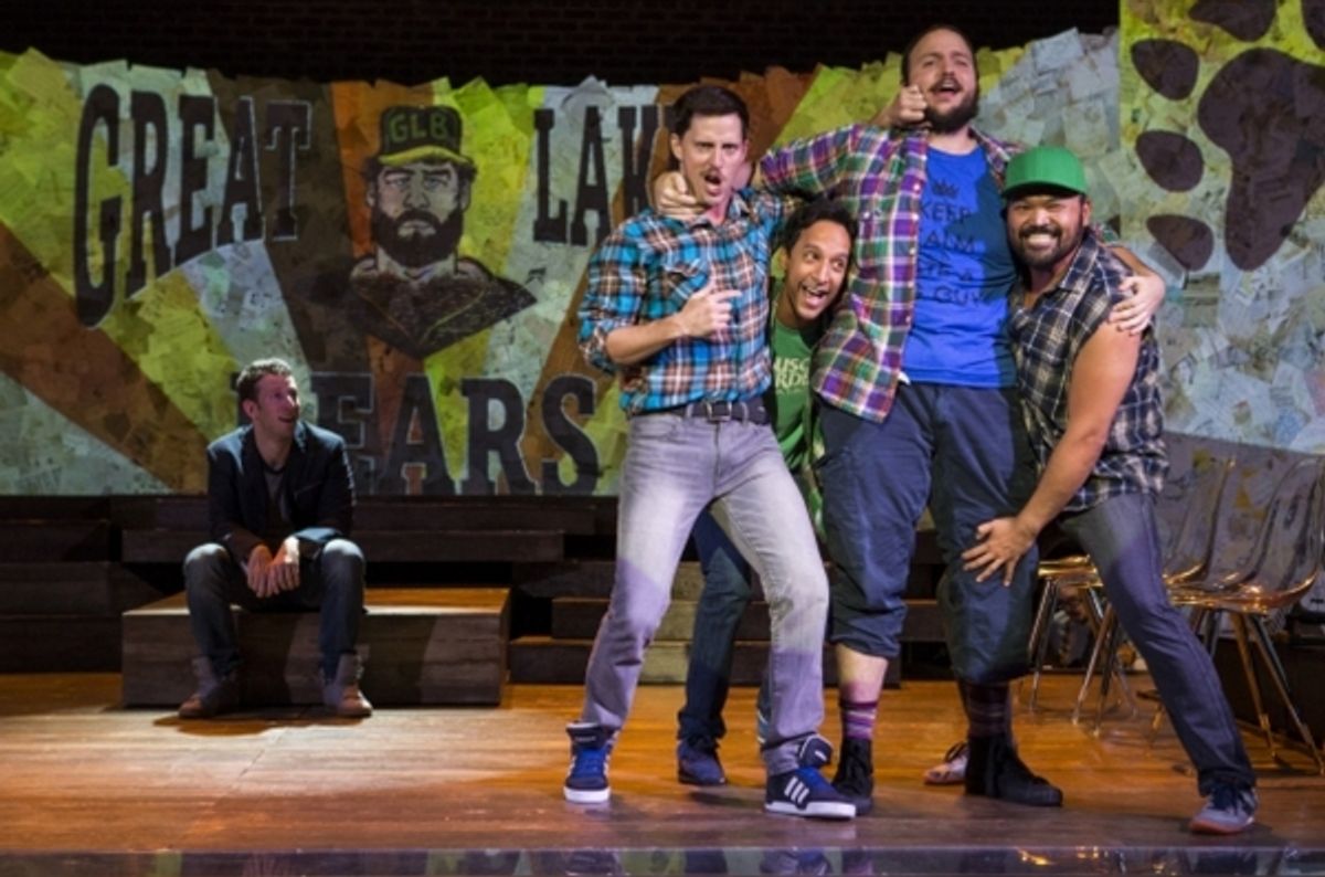 Nick Blaemire, Andrew Call, Daniel Everidge, Orville Mendoza at 