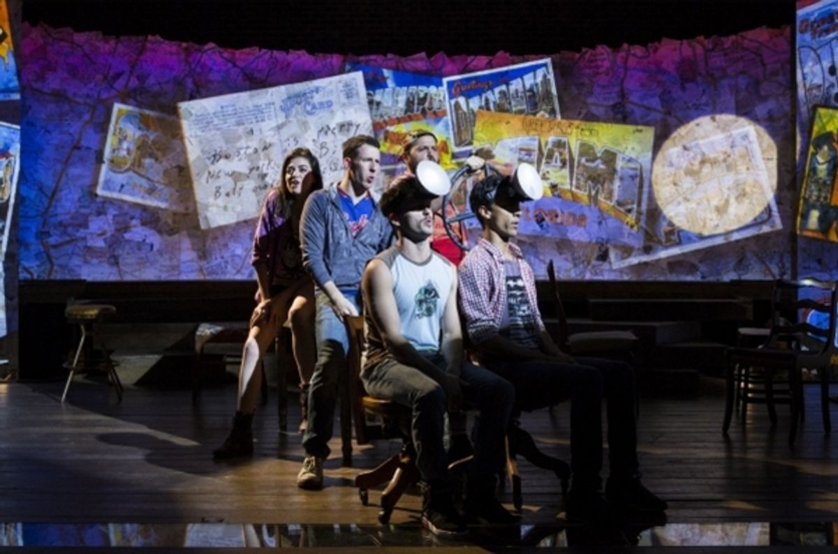 Barrett Wilbert Weed, Nick Blaemire, Daniel Everidge, Danny Pudi, Andrew Call at 