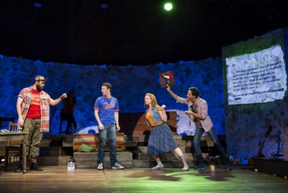 Daniel Everidge, Nick Blaemire, Molly Pope, Danny Pudi at 