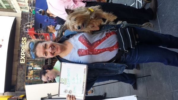 Adinah Alexander, Green Captain for KINKY BOOTS. Photo