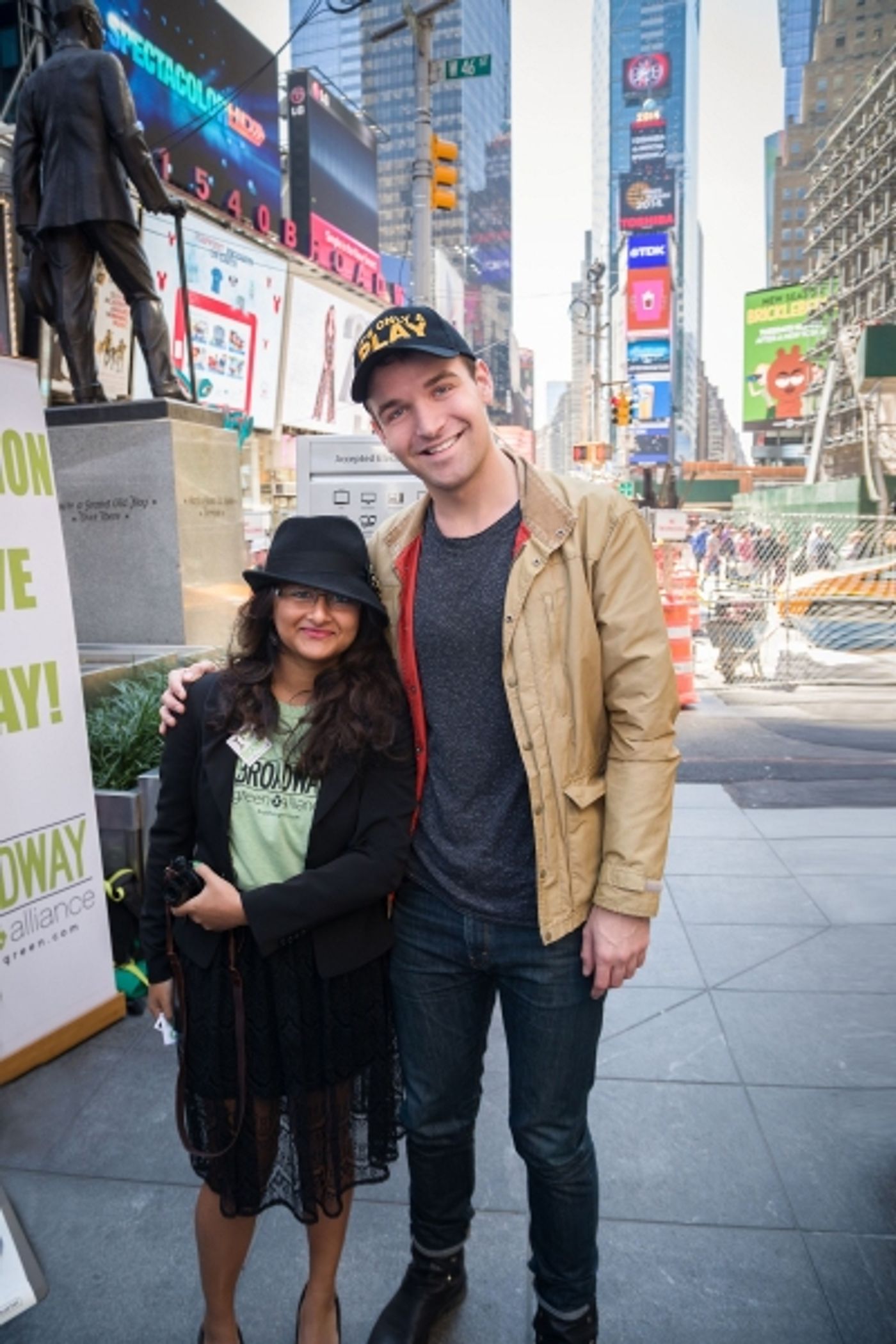Photo Flash: Stars of WICKED, KINKY BOOTS, IT'S ONLY A PLAY and More Team with BGA for E-Waste Event in Times Square Photo Flash: Stars of WICKED, KINKY BOOTS, IT'S ONLY A PLAY and More Team with BGA for E-Waste Event in Times Square Image