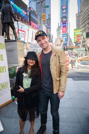 IT''S ONLY A PLAY cast member Micah Stock with Broadway Green AllianceÃ¢â‚¬â¿ Photo