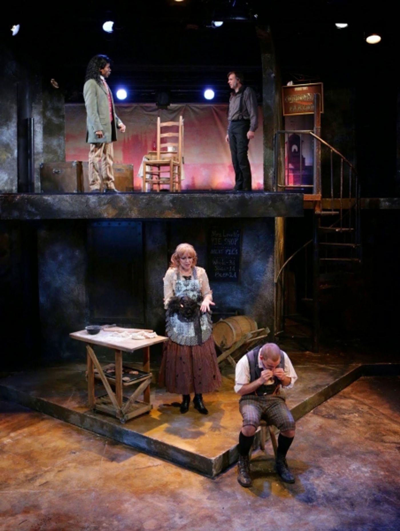 Photo Flash: First Look at Christopher Chew and Amelia Broome in SWEENEY TODD at the Lyric Stage  Image