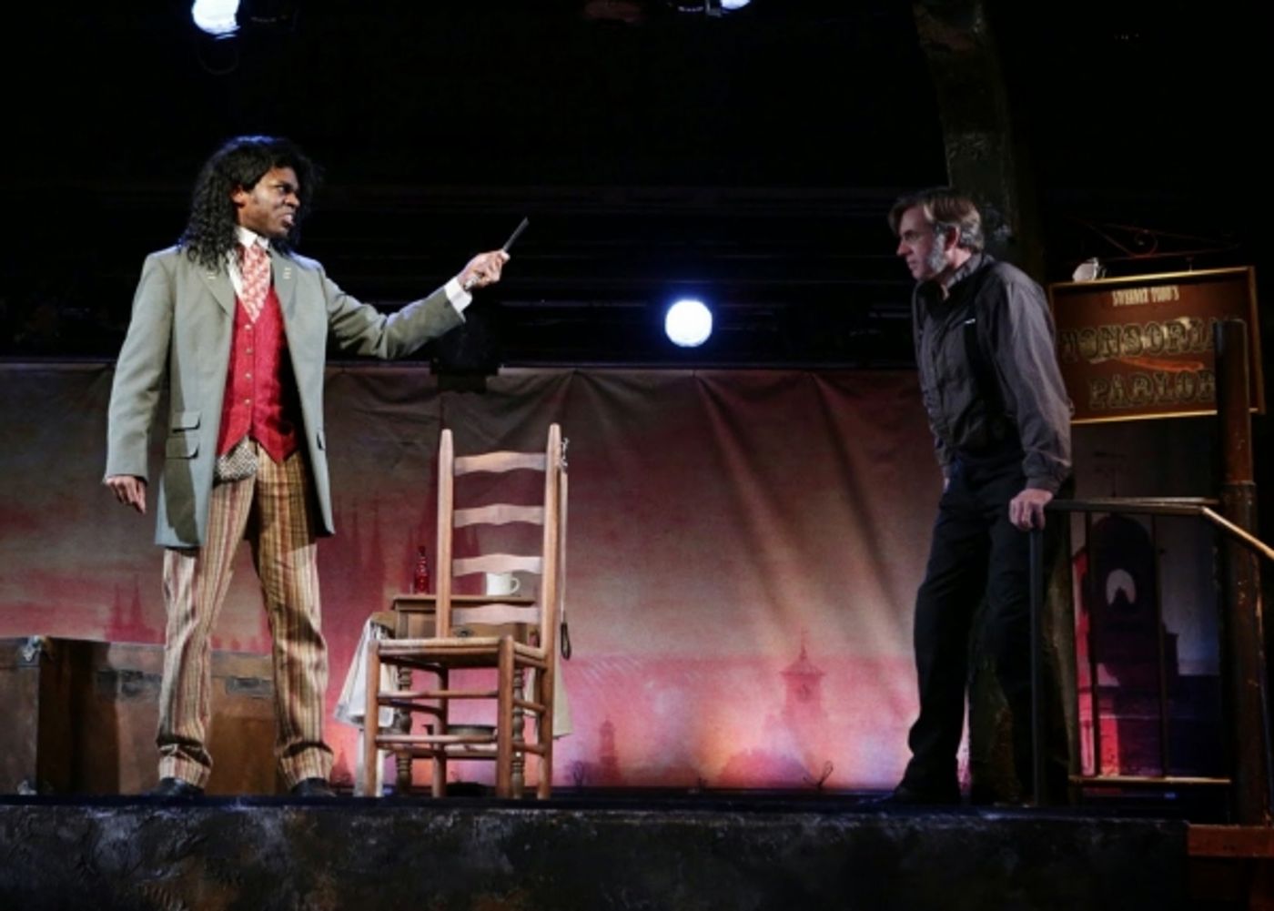 Photo Flash: First Look at Christopher Chew and Amelia Broome in SWEENEY TODD at the Lyric Stage  Image