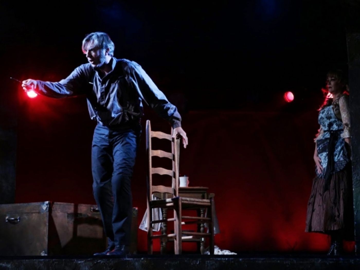 Photo Flash: First Look at Christopher Chew and Amelia Broome in SWEENEY TODD at the Lyric Stage  Image