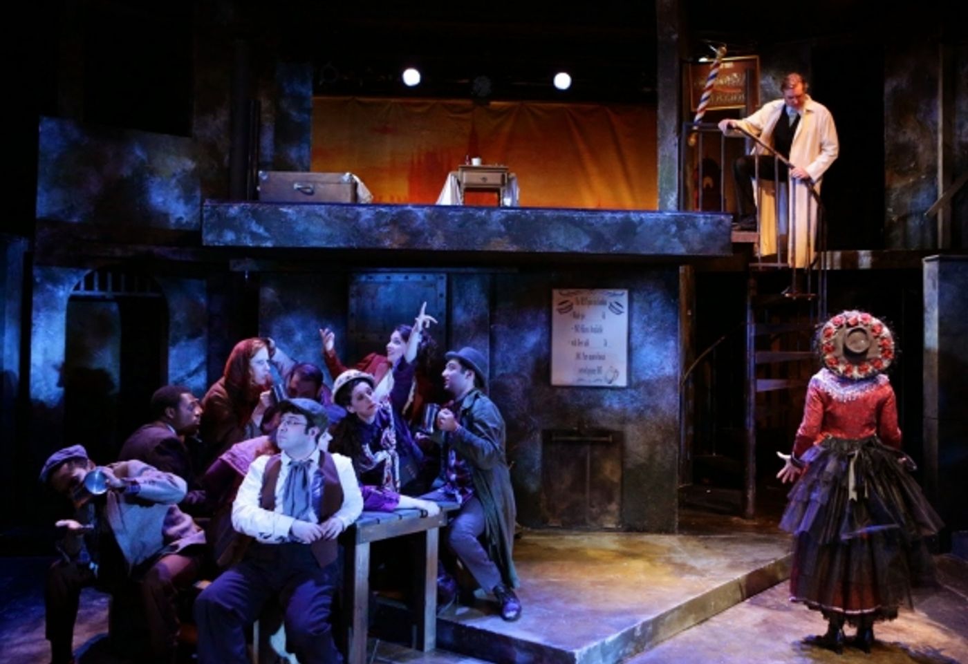 Photo Flash: First Look at Christopher Chew and Amelia Broome in SWEENEY TODD at the Lyric Stage  Image