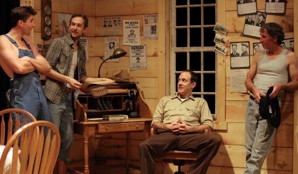 Conor Riordan Martin as Jim, Graham Emmons as Noah, Christopher Holt as File and Mich Photo