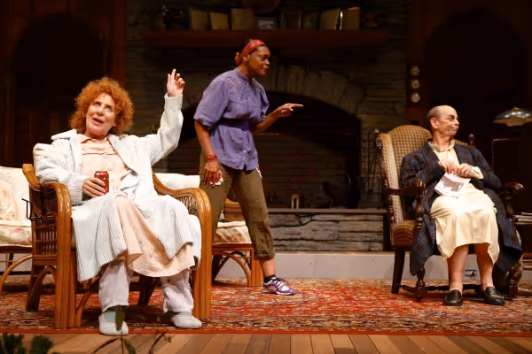 Dori Legg (as Sonia), Lisa Renee Pitts (as Cassandra), and Larry Paulsen (as Vanya) Photo