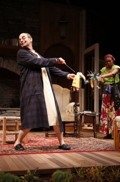 Larry Paulsen (as Vanya) and Lisa Renee Pitts (as Cassandra) Photo