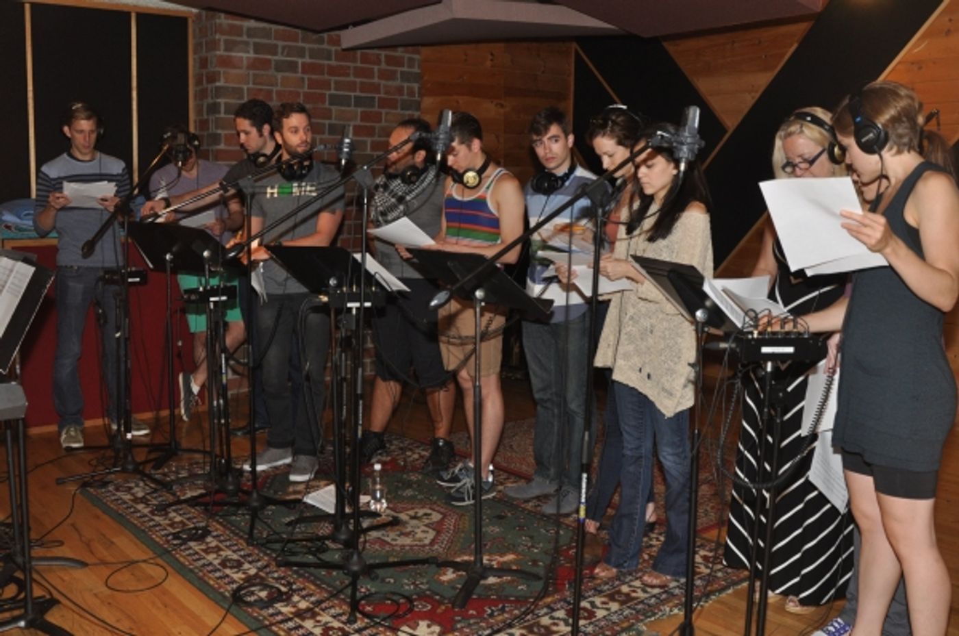 Exclusive Photo Coverage: CABARET Cast Travels Around the World for Carols For A Cure! Image