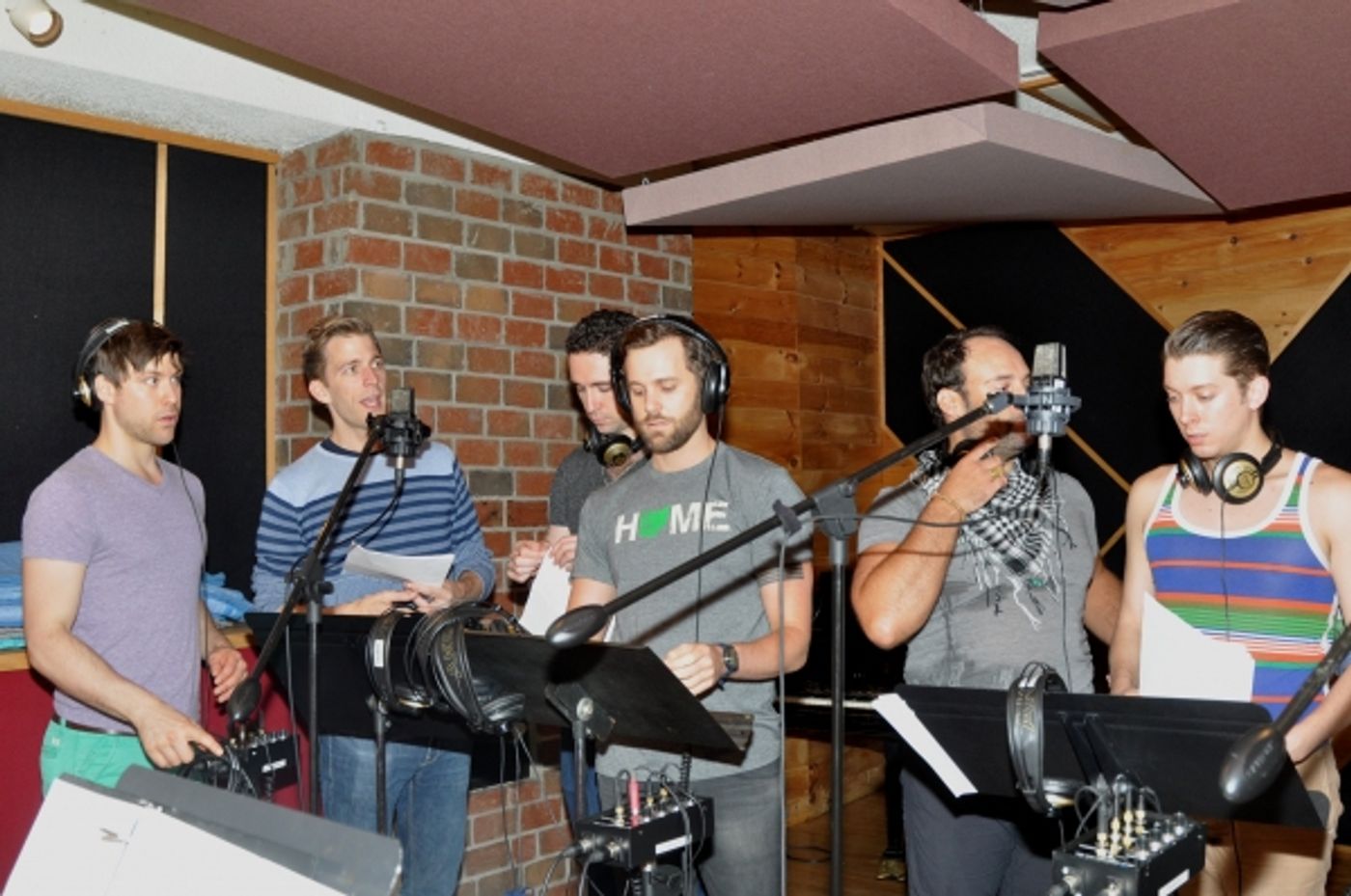 Exclusive Photo Coverage: CABARET Cast Travels Around the World for Carols For A Cure! Image