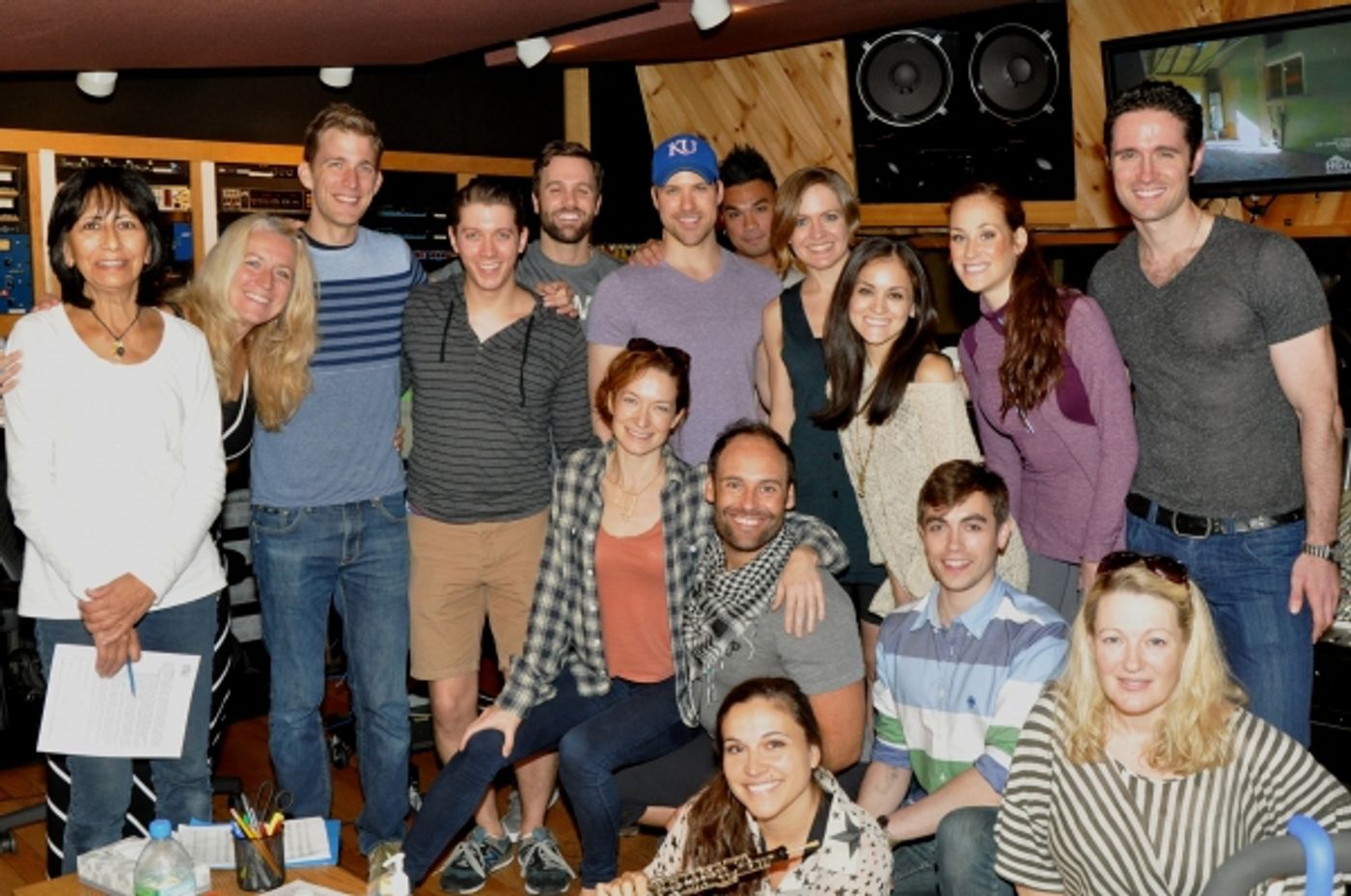 Exclusive Photo Coverage: CABARET Cast Travels Around the World for Carols For A Cure! Image