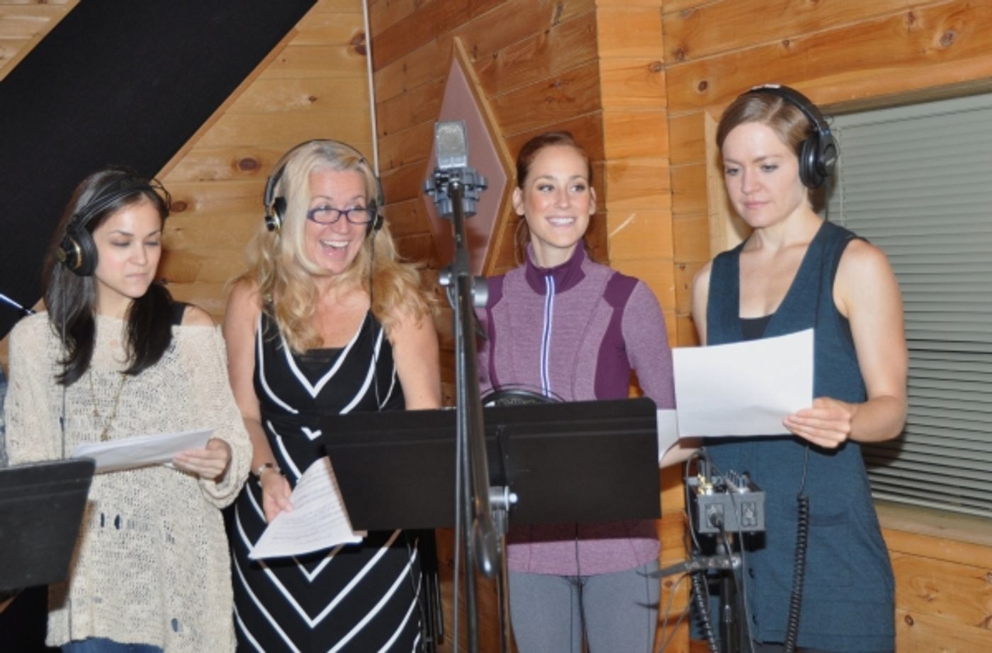 Exclusive Photo Coverage: CABARET Cast Travels Around the World for Carols For A Cure! Image