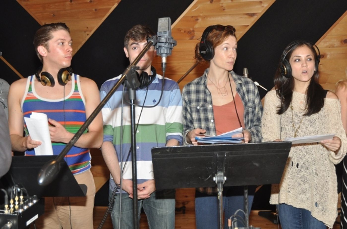 Exclusive Photo Coverage: CABARET Cast Travels Around the World for Carols For A Cure! Image