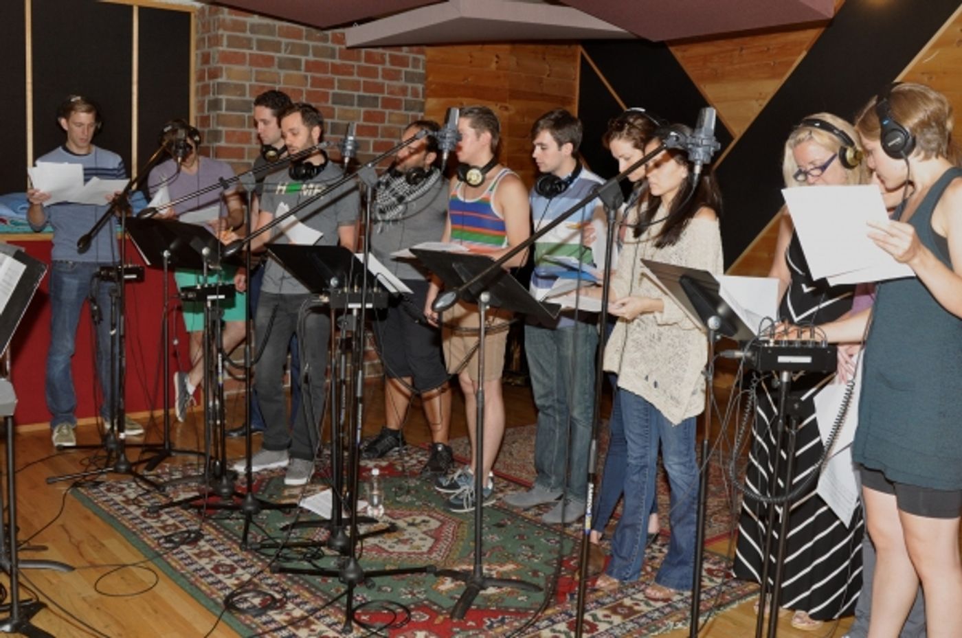 Exclusive Photo Coverage: CABARET Cast Travels Around the World for Carols For A Cure! Image