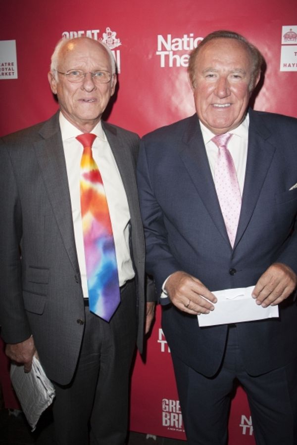 Dickie Arbiter and Andrew Neil  Photo