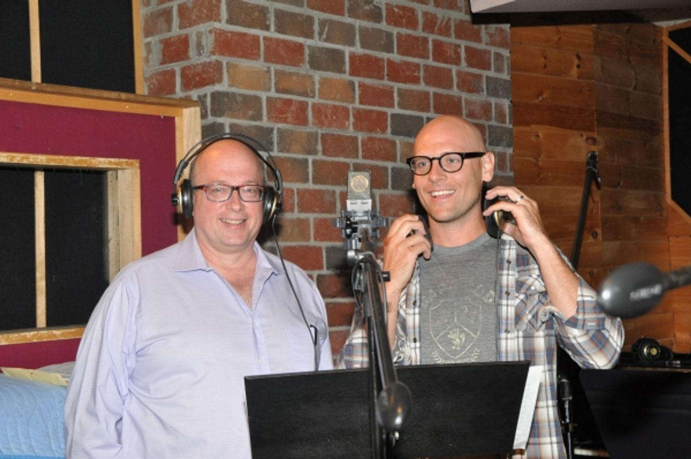 Exclusive Photo Coverage: In the Recording Studio with WICKED Cast for Carols For A Cure! Image