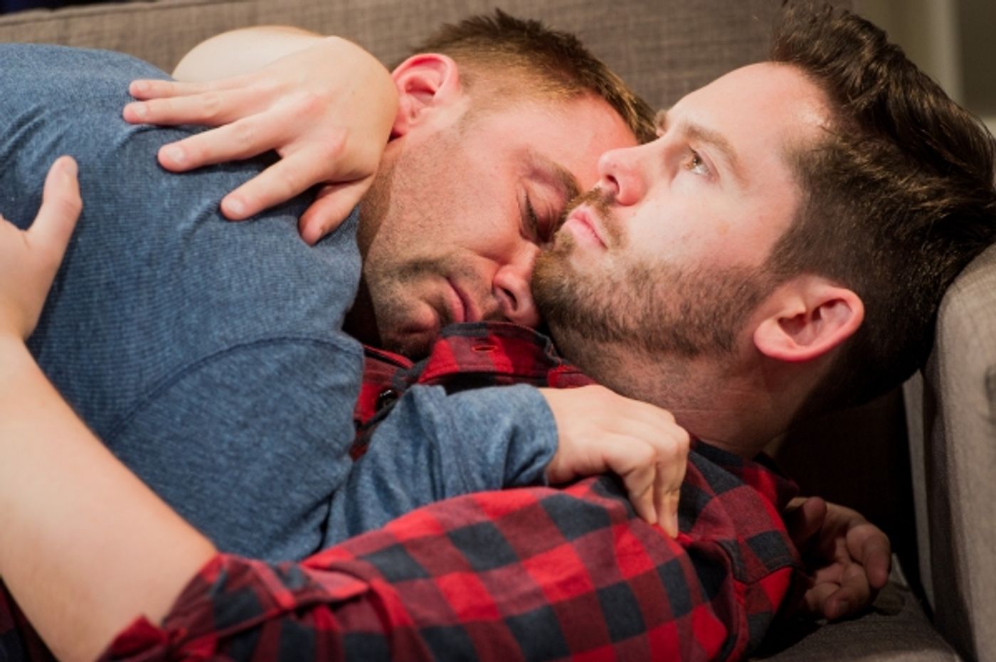 Photo Flash: First Look at Southwark Playhouse's NEXT FALL, Starring Charlie Condou  Image