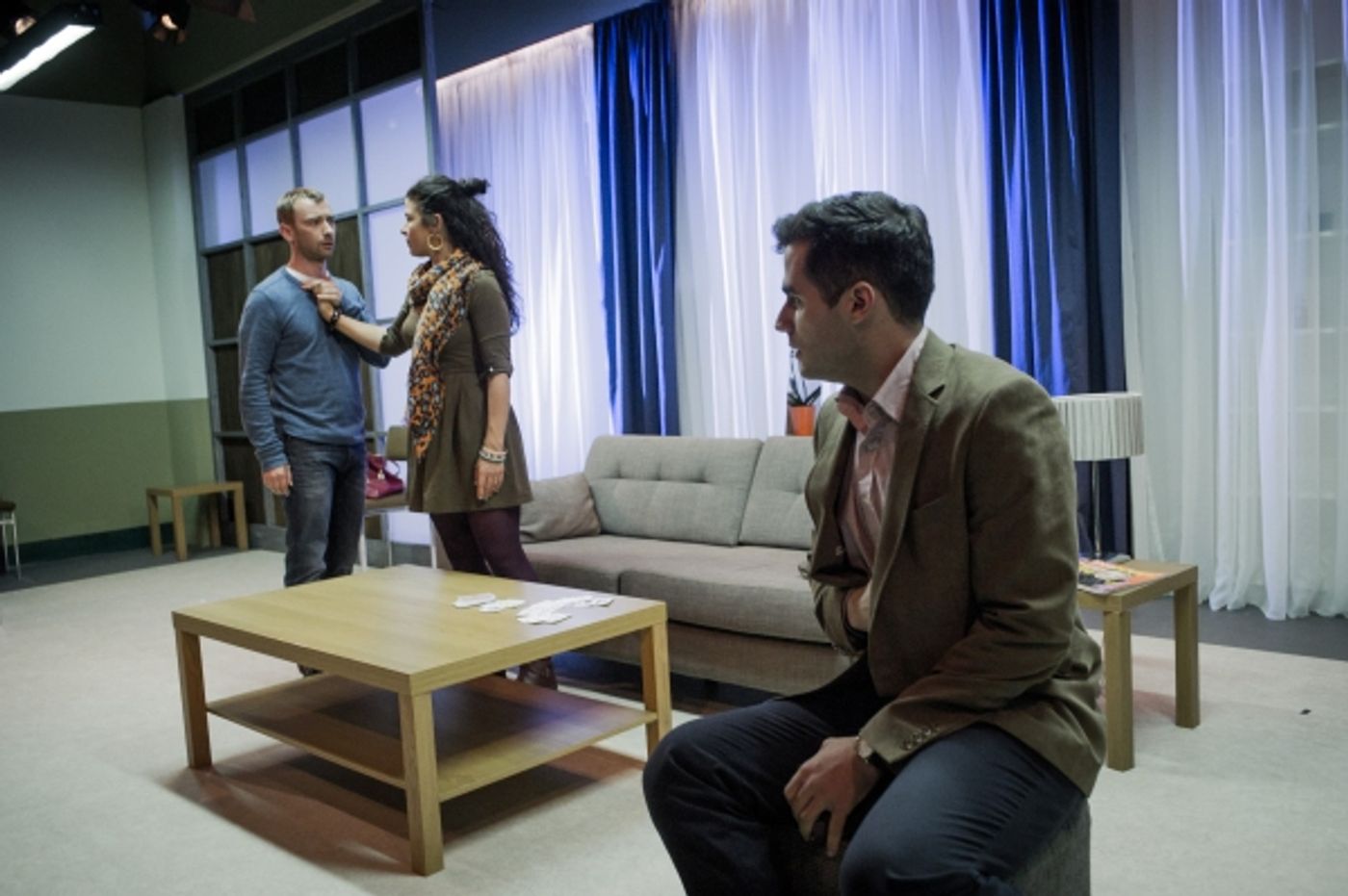 Photo Flash: First Look at Southwark Playhouse's NEXT FALL, Starring Charlie Condou  Image