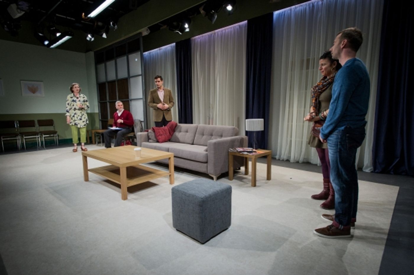 Photo Flash: First Look at Southwark Playhouse's NEXT FALL, Starring Charlie Condou  Image