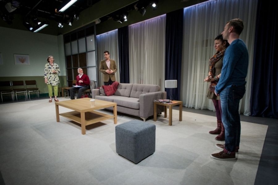 Photo Flash: First Look at Southwark Playhouse's NEXT FALL, Starring Charlie Condou Image