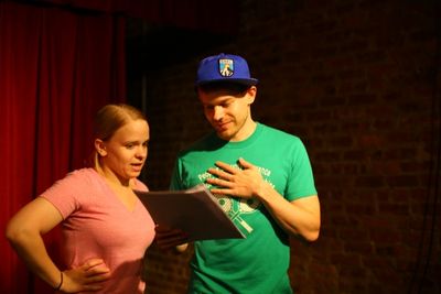 Ã¢â‚¬â€¹Ã¢â‚¬â€¹Maggie Keenan-Bolger and Andrew Keenan-Bolger Photo
