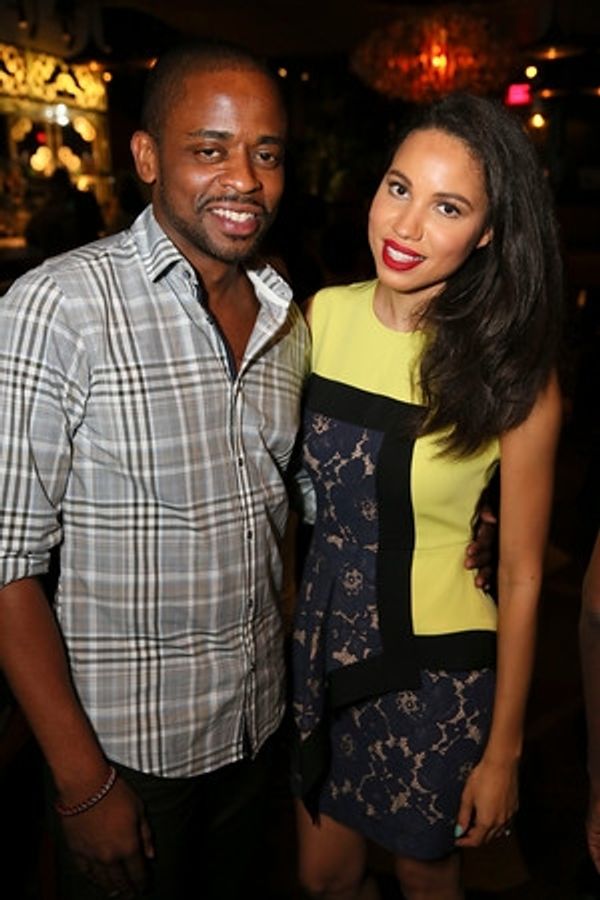 Dule Hill and cast member Jurnee Smollett-Bell Photo