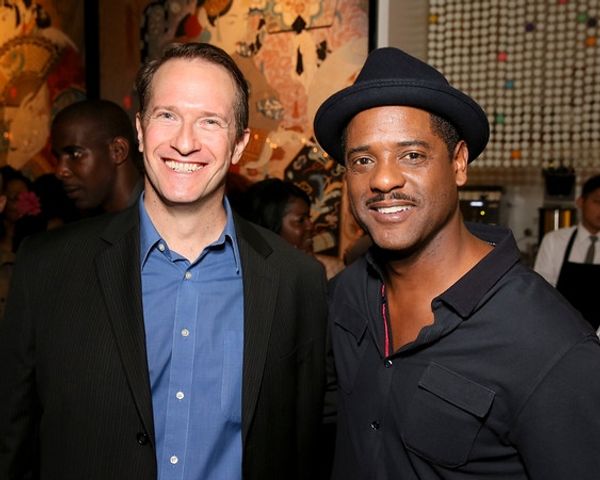 Russell Edge and Blair Underwood Photo