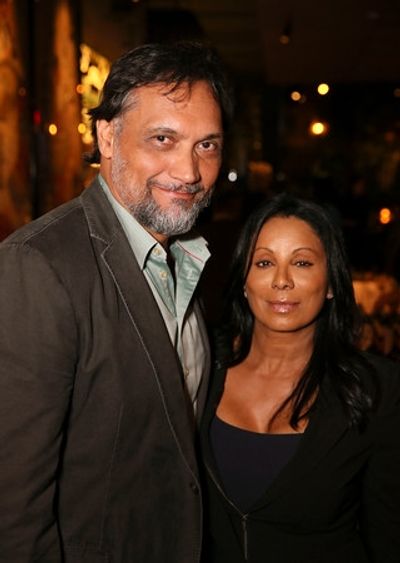 Jimmy Smits and actress Wanda De Jesus Photo
