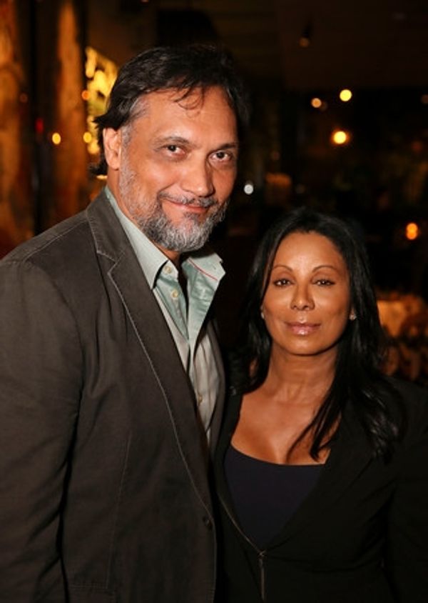Jimmy Smits and actress Wanda De Jesus Photo