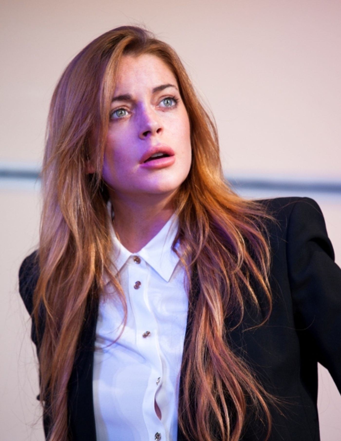 Photo Flash: First Look at Lindsay Lohan & More in West End's SPEED-THE-PLOW  Image
